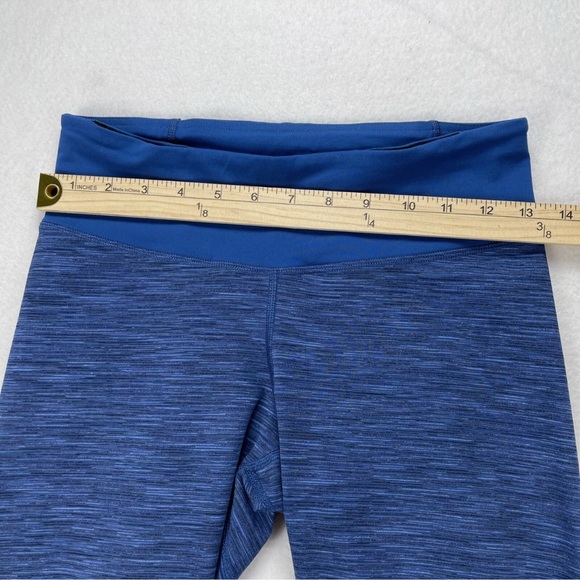 Lululemon Run: For Your Life Crop Wee Are From Space Limitless Blue Black size 6 - Picture 11 of 14